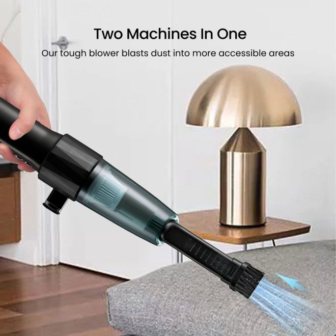 Miraklass 45000RPM 2 in 1 Cordless Air Duster Vacuum 75W Type-C – 6000mAh