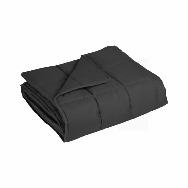 Polyester Queen Size Weighted Blanket 9kg (Dark Grey)