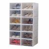 GOMINIMO Plastic Shoe Box (White) – 12