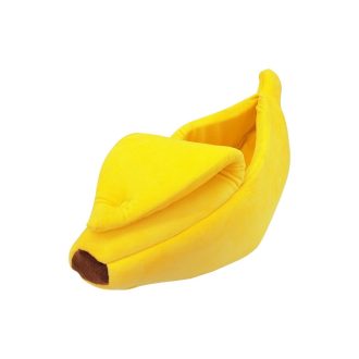 Floofi Banana Pet Bed (Yellow)