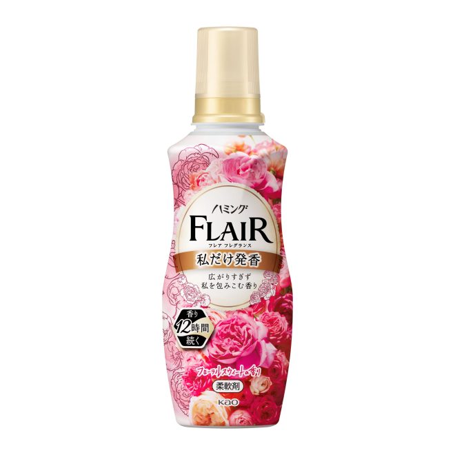 [6-PACK] Japan FLAIR Clothing Softener 520ml( 4 Scents Available ) Gorgeous Floral Fruit