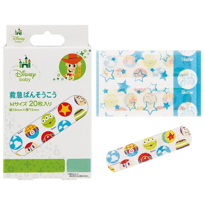 [6-PACK] Japan M-size Bandage 20 Pieces 19*72mm ( 4 Styles Available ) Winnie the Pooh