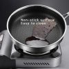 304 Stainless Steel Frying Pan Non-Stick Cooking Frypan Cookware Honeycomb Double Sided without lid – 28 cm