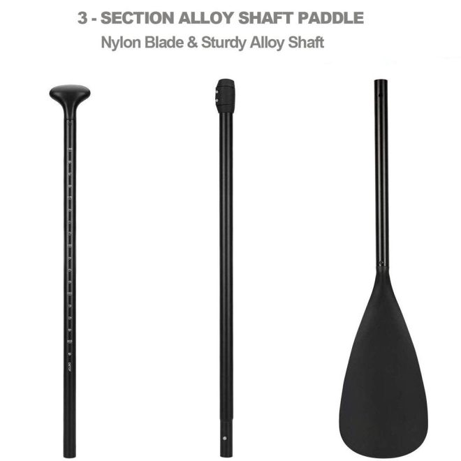 Alloy Adjustable 2-part SUP Paddle Stand Up Paddle Board Edge Guard 160-215cm – Double