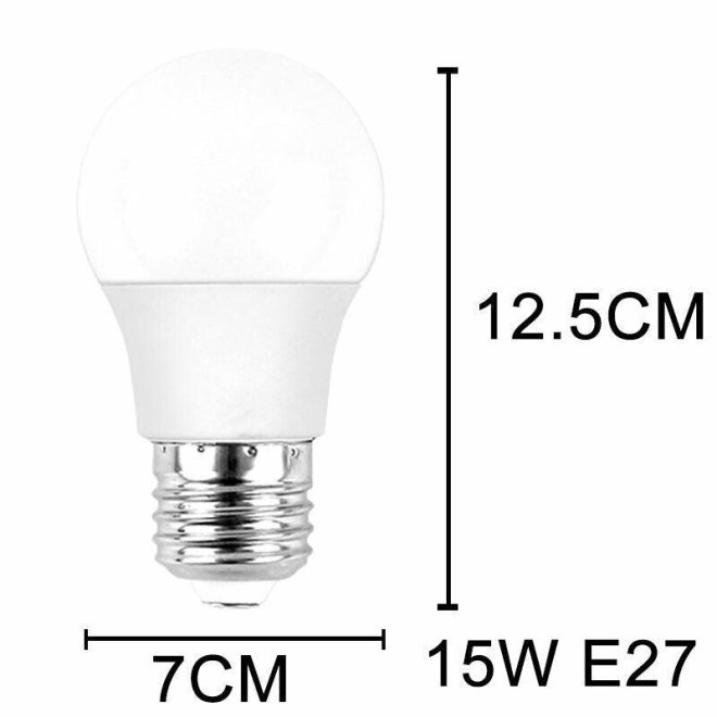 220V 15W  NEW LED Radar Sensor Motion Bulb E27 B22 Smart Security Light Lamp Globe Bulb – 1