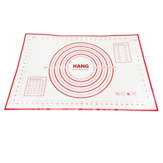 X Large Silicone Pastry Mat Thick Non Stick Baking Mat with Measurement 40*60 cm Fondant Mat Counter Mat Dough Rolling Mat Oven Liner Pie Crust Mat