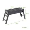 Foldable Portable BBQ Charcoal Grill Barbecue Camping Hibachi Picnic Large