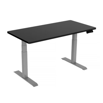 Standing Desk Height Adjustable Sit Grey Stand Motorised Dual Motors Frame