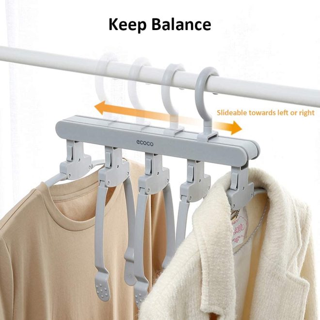 Magic Hanger Space Saving Multifunctional Clothes Coat Hanger Dryer Laundry Drying Rack Airer Clothes Horse – Grey