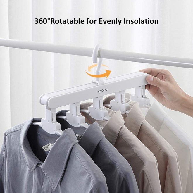 Magic Hanger Space Saving Multifunctional Clothes Coat Hanger Dryer Laundry Drying Rack Airer Clothes Horse – Grey