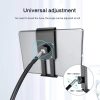 Adjustable Floor Stand Lazy Mount Holder Arm Bracket For iPad Tablet iPhone 175cm Black or White