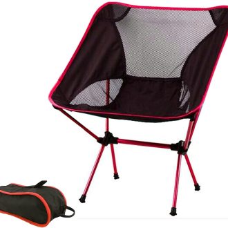 Ultralight Aluminum Alloy Folding Camping Camp Chair Outdoor Hiking