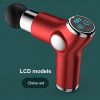 Mini Massage Gun LCD Display Percussion Massager Muscle Relaxing Therapy Deep Tissue AU – Black