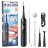 Electric Ultrasonic Dental Tartar Plaque Calculus Tooth Remover Set Kits Cleaner with LED Screen