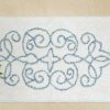 Cotton Medallion Tufted Non Slip Jacquard Bath mat