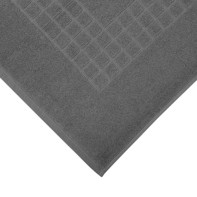 Microfiber Soft Non Slip Bath Mat Check Design – Anthrazit