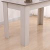 Dining Table Rectangular Wooden 120M – Grey and White