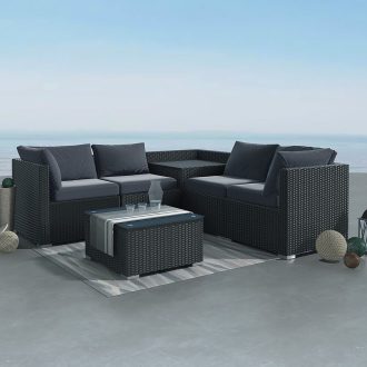 6PCS Outdoor Modular Lounge Sofa Coogee