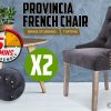 La Bella French Provincial Dining Chair Amour Oak Leg