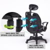 Korean Office Chair Ergonomic SUPERB – Black