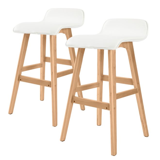 La Bella Wooden Bar Stool DARA Leather