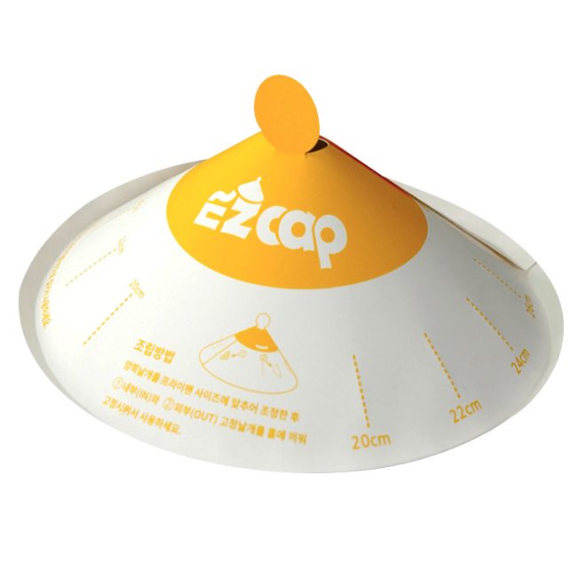 EZ Cap Paper Lid for Frypan Disposable Cooking Pan Cap – 100