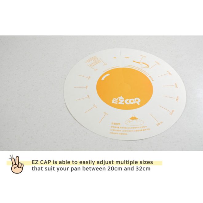 EZ Cap Paper Lid for Frypan Disposable Cooking Pan Cap – 100