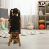 Children’s Chair Stool Wooden Lion Theme