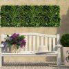 1 SQM Artificial Plant Wall Grass Panels Vertical Garden Foliage Tile Fence 1X1M Green