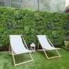 1 SQM Artificial Plant Wall Grass Panels Vertical Garden Foliage Tile Fence 1X1M Green