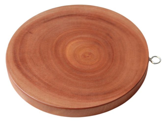 Natural Hardwood Hygienic Kitchen Cutting Wooden Chopping Board Round – 29.6×29.6×2.8 cm