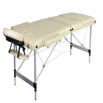 3 Fold Portable Aluminium Massage Table Massage Bed Beauty Therapy