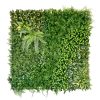 5 SQM Artificial Plant Wall Décor Grass Panels Vertical Garden Foliage Tile Fence 1X1M Green