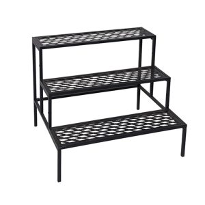 3 Tier Metal Plant Stand Flower Pot Planter Garden Display Rack  Balcony Shelf