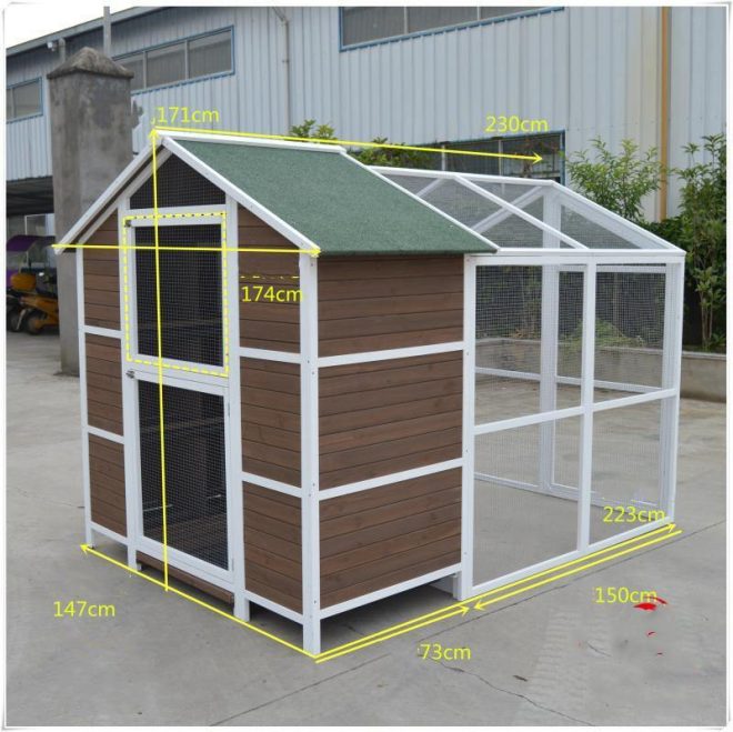 XXL Aviary Pigeon Bird Cage Wooden Outdoor House Pigeon Breeding Cage