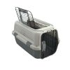 Dog Cat Rabbit Crate Pet Kitten Carrier Parrot Cage – 57x37x33 cm, Grey