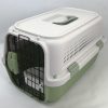 Dog Cat Rabbit Crate Pet Kitten Carrier Parrot Cage – 57x37x33 cm, Green