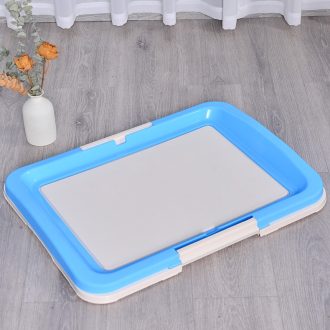 Large Portable Dog Potty Training Tray Pet Puppy Toilet Trays Loo Pad Mat