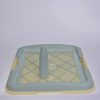 Portable Dog Potty Training Tray Pet Puppy Toilet Trays Loo Pad – 47x34x5.5 cm, Blue