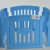 4 Panel Plastic Pet Pen Pet Foldable Fence Dog Fence Enclosure With Gate – Blue