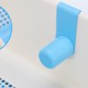 Medium Portable Dog Potty Training Tray Pet Puppy Toilet Trays Loo Pad Mat With Wall – Blue