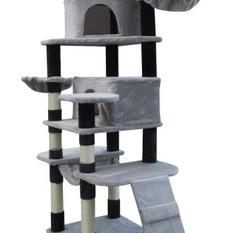 161 cm Cat Scratching Post Tree Scratcher Pole-Little Grey