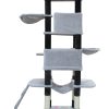 161 cm Cat Scratching Post Tree Scratcher Pole-Little Grey