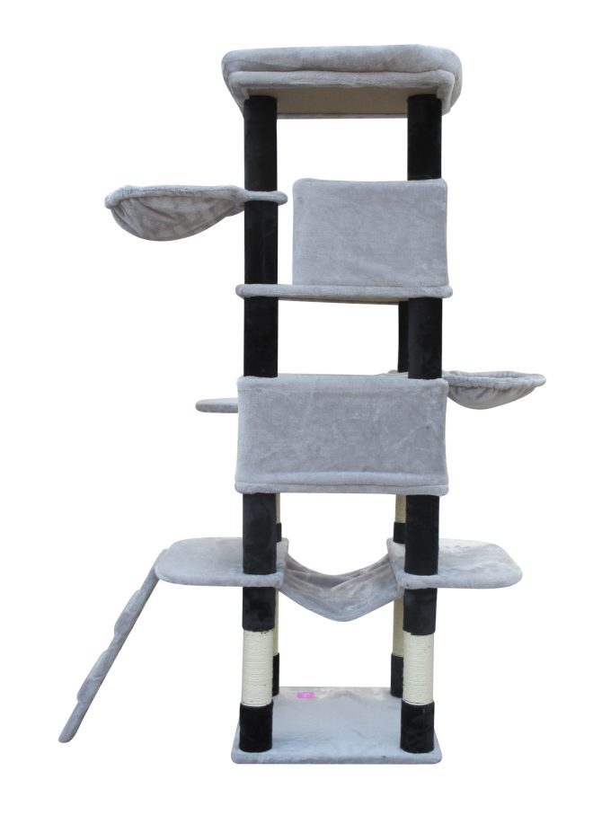 161 cm Cat Scratching Post Tree Scratcher Pole-Little Grey