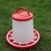 Farm Poultry Bird Chicken Water Drinker 3 L & 3 kg Food Grain Seed Feeder Set