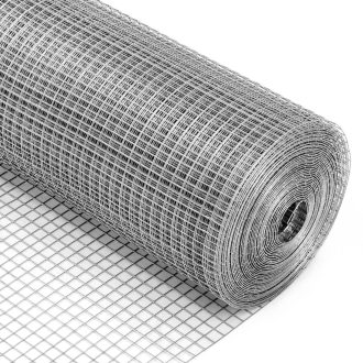 1 x Galvanised Wire Mesh Garden Pet Chicken Coop Fencing Bird Netting Mesh