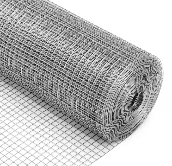 1 x Galvanised Wire Mesh Garden Pet Chicken Coop Fencing Bird Netting Mesh – 1×10 m