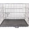 24′ Portable Foldable Dog Cat Rabbit Collapsible Crate Pet Cage with Blue Cover Mat