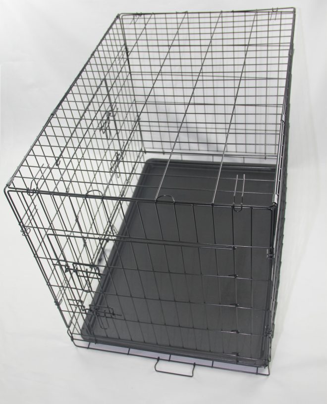 36′ Portable Foldable Dog Cat Rabbit Collapsible Crate Pet Cage with Cover