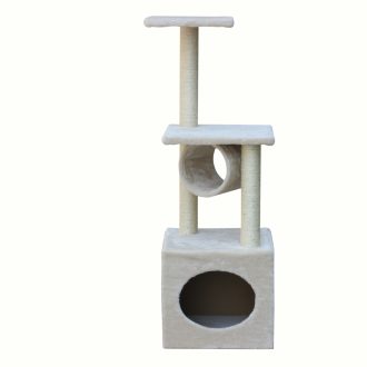 112 cm Cat Kitten Scratching Post Tree Scratcher Pole